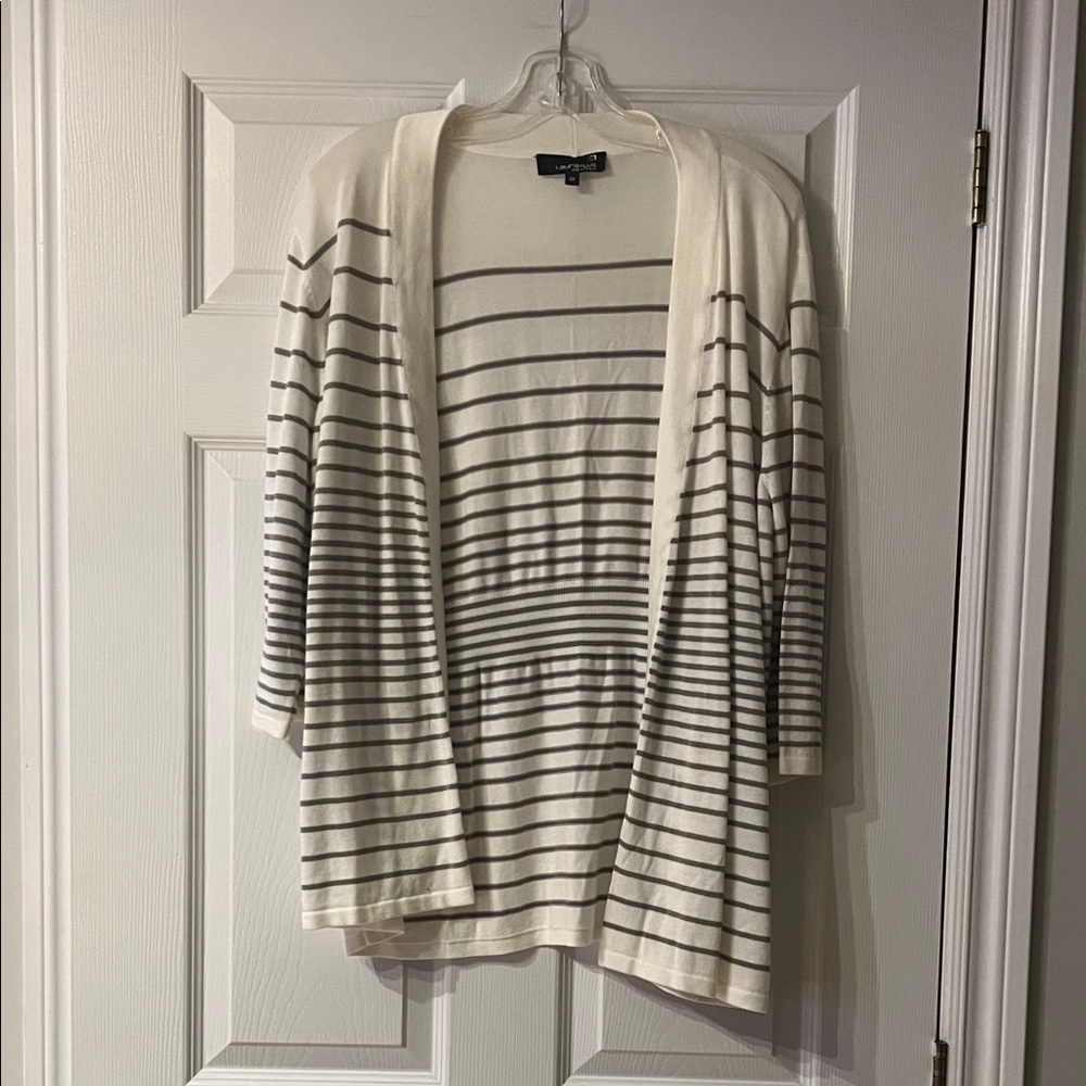 Laura Striped Open Cardigan